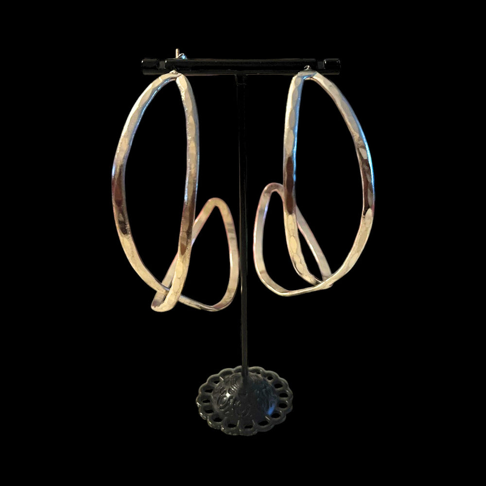 Eclipse Hoops - Handmade Brass Hoops