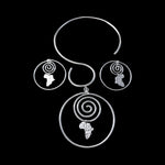 Ancestral Spirals – Handmade  Brass Hoop Earrings