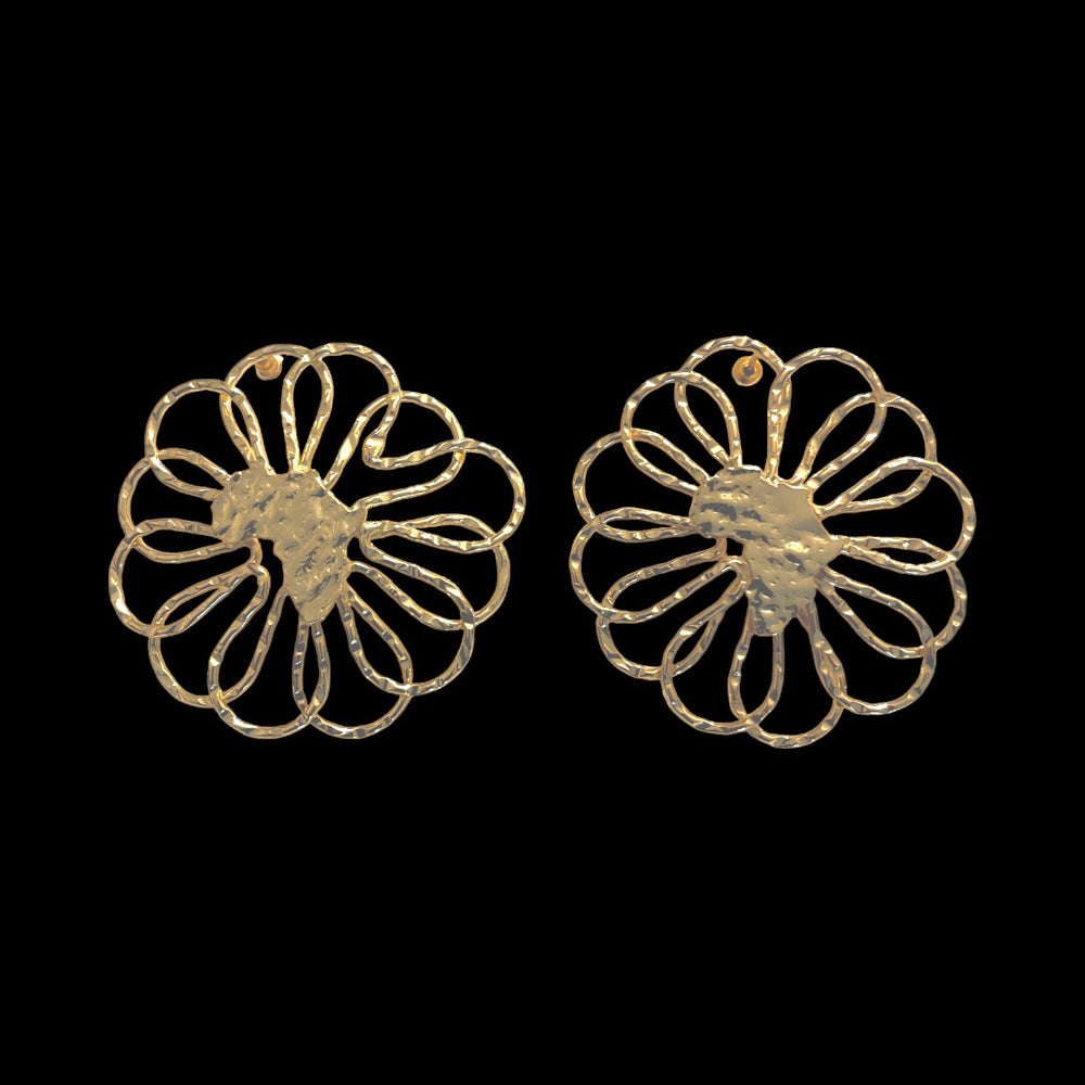 Motherland Blooms – Handmade Floral Africa Earrings