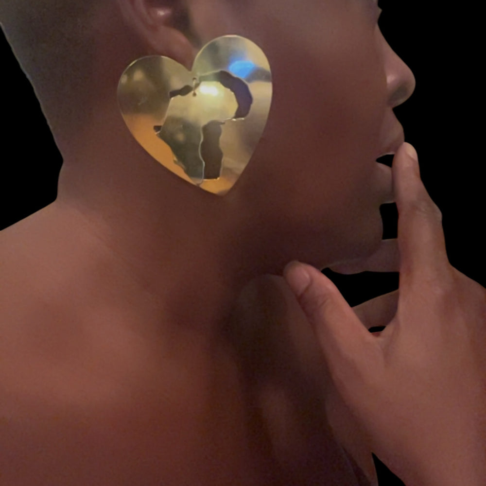 Heart of Africa – Handmade Statement Earrings