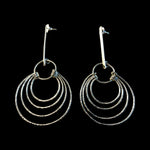 Lunar Layers – Handmade Multi-Hoop Earrings