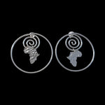 Ancestral Spirals – Handmade  Brass Hoop Earrings